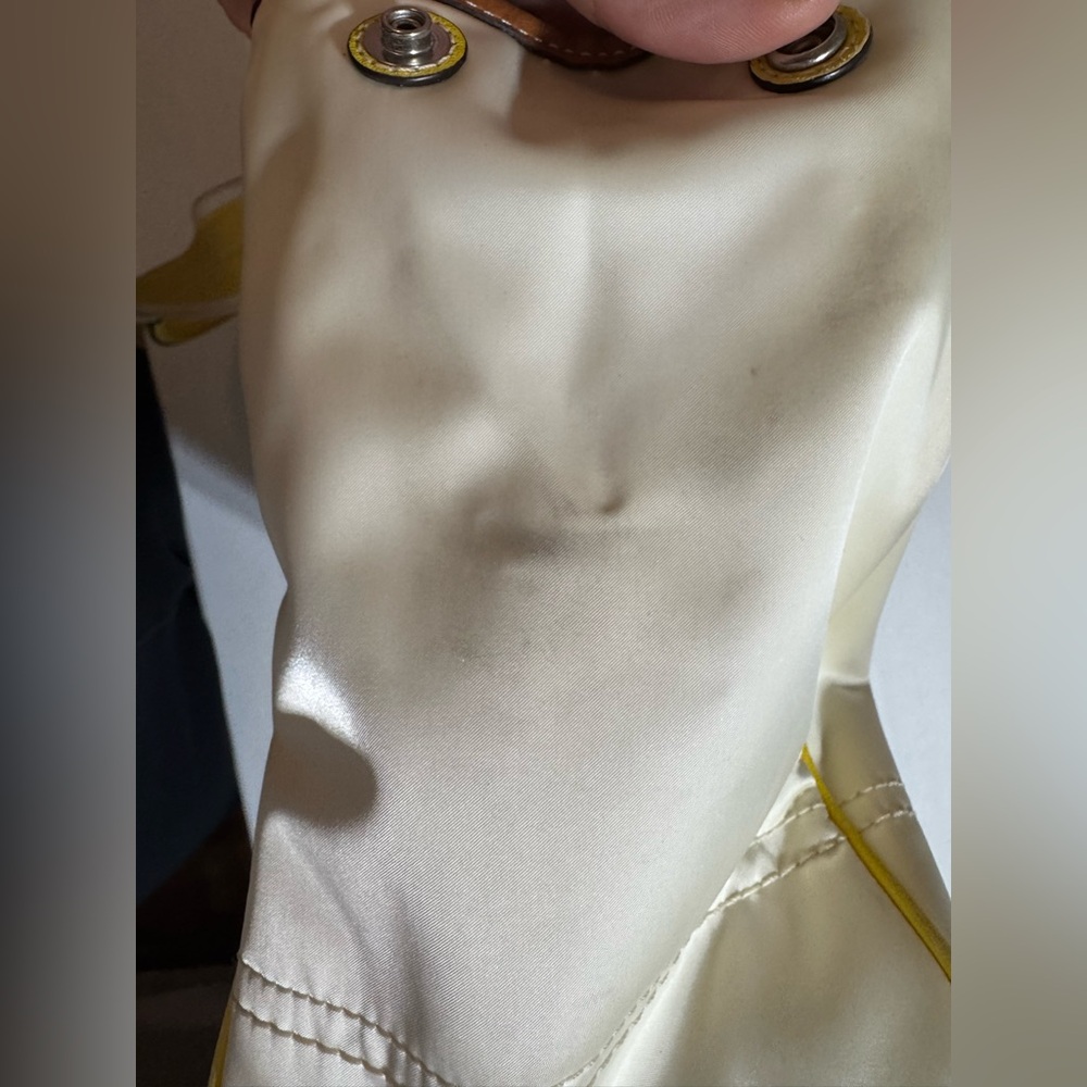 Vintage Coach Cream & Yellow Women's Tote Bag - Picture 4 of 9